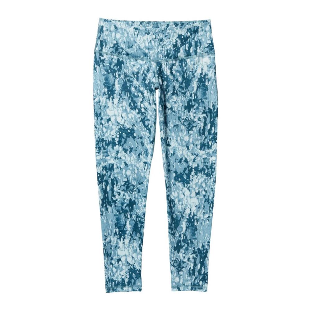 Z By Zella High Waisted Printed Leggings Blue Clearwater Acacia size XS NWOT